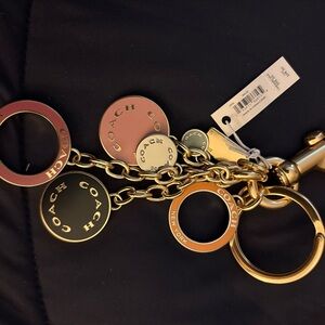 Coach Multicolor Key & Card Holder